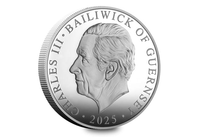 Battle Of Britain Silver £5 (Guernsey) Obv