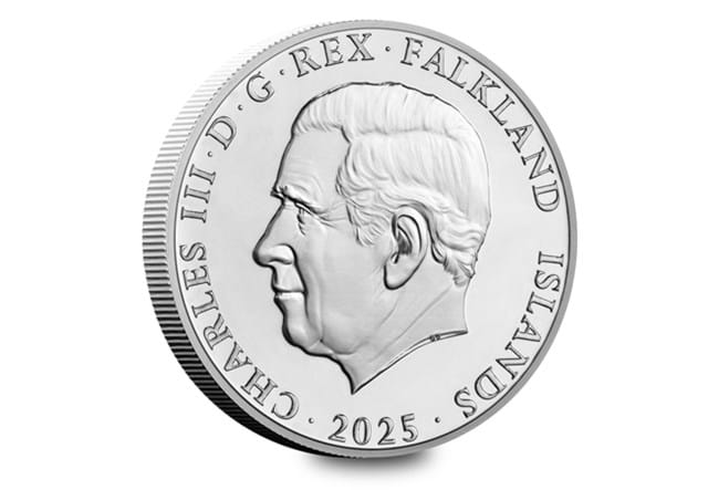 Charles And Camilla BU £5 (Falklands) Obv
