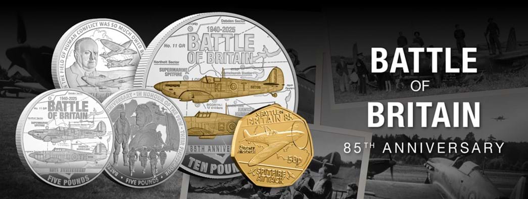Battle of Britain 85th Anniversary Coin Range 
