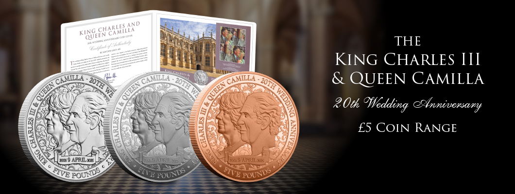 The Charles and Camilla Wedding Anniversary Coin Range