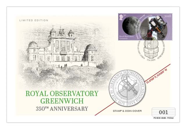 Greenwich Observatory 2025 £5 Cover Product Images (DY) 1