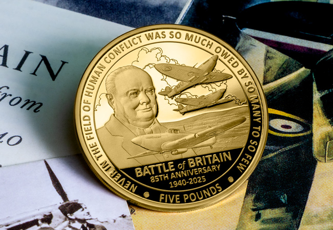 The Battle of Britain 85th Anniversary Gold Proof £5 Coin