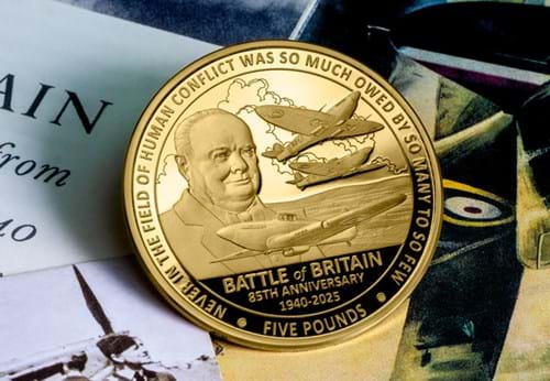 Battle Of Britain Gold £5 (Jersey) Lifestyle 01