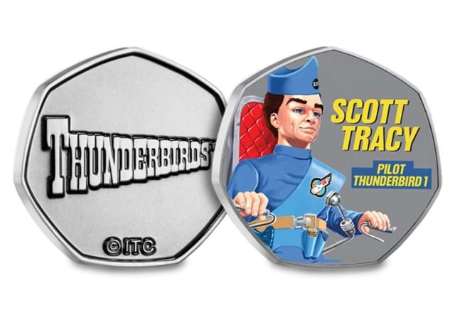 Thunderbirds Medals Scott Tracy Obv Rev