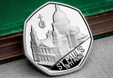 Struck from Sterling Silver to a Proof finish, the 2025 St Paul's Cathedral Silver 50p Coin has been released as part of the British Cathedrals 50p Coin Series. 