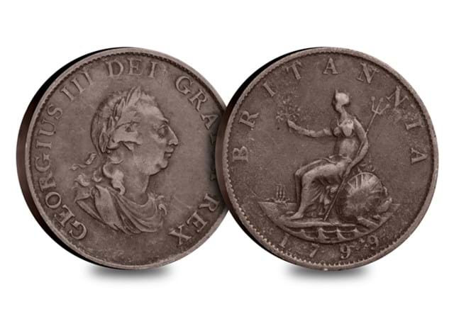 George III Halfpenny Obv Rev