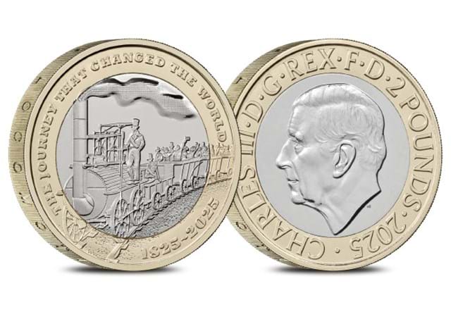 2025 UK 200 Years Of The Modern Railway BU Coin £2 Product Images 1