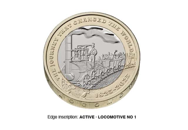 2025 UK 200 Years Of The Modern Railway BU Coin £2 Product Images 2