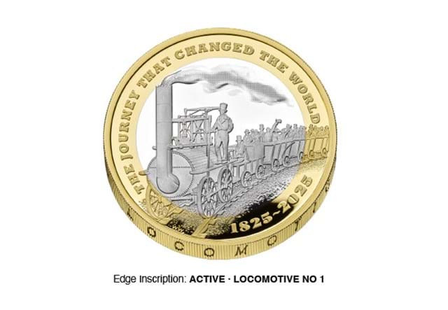 2025 UK 200 Years Of The Modern Railway Silver Coin £2 Product Images 8