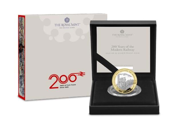 2025 UK 200 Years Of The Modern Railway Silver Coin £2 Product Images 9