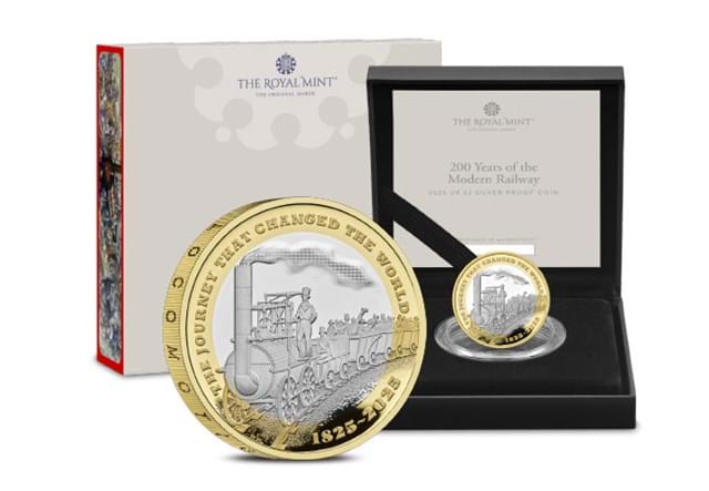 2025 UK 200 Years Of The Modern Railway Silver Coin £2 Product Images 10