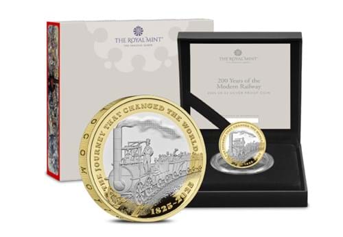 2025 UK 200 Years Of The Modern Railway Silver Coin £2 Product Images 10