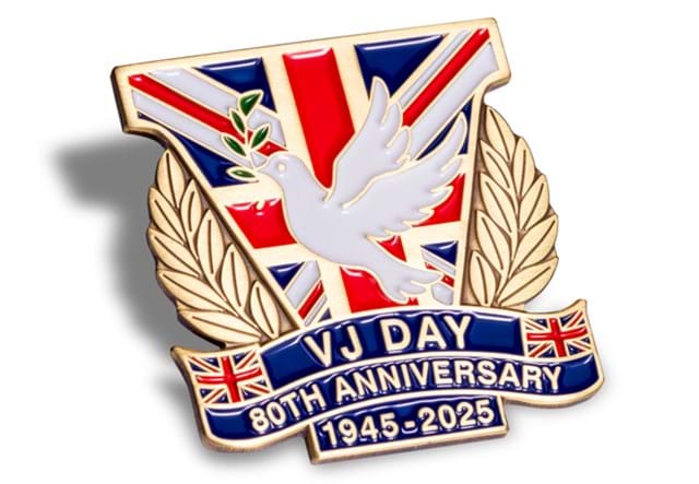 VJ Day Pin Badge 02