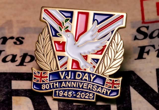 VJ Day Pin Badge Lifestyle 02