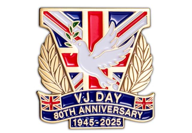 VJ Day Pin Badge 01