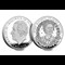 Queen Mother 125Th Birthday Silver Proof £5 Coin Obverse Reverse