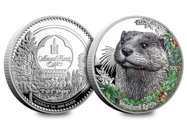 2026 Woodland Spirits Otter Silver 1Oz Coin Obv Rev