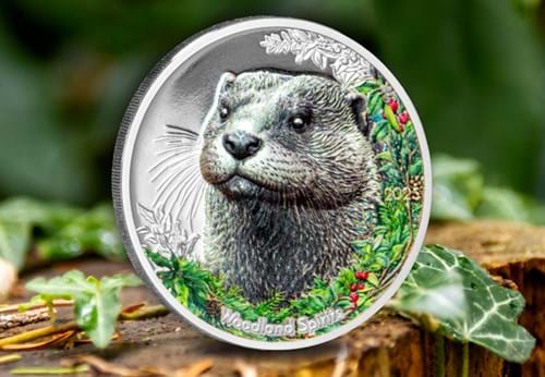 2026 Woodland Spirits Otter Silver 1Oz Lifestyle 01