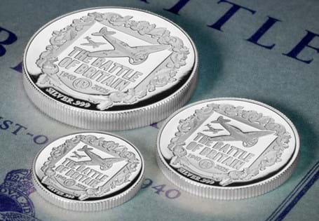 Issued to mark the 85th anniversary of the Battle of Britain, this set features three coins struck from Pure Silver, including a Sovereign, Double and Five Sovereign. Edition Limit: 995
