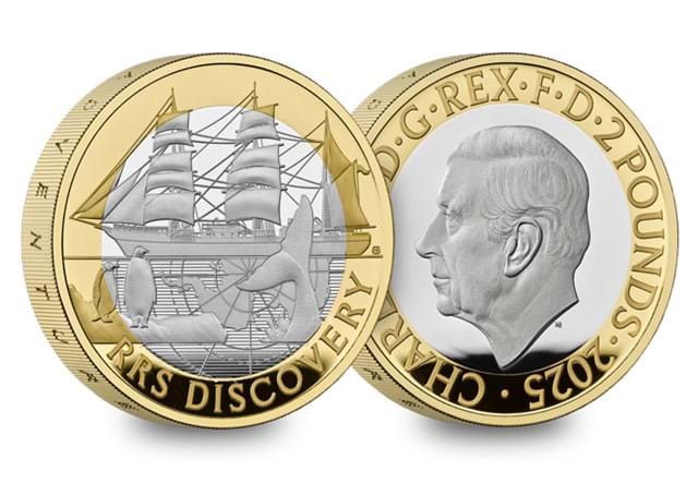 UK 2025 RRS Discovery £2 Coin Range Digital Assets CL 11