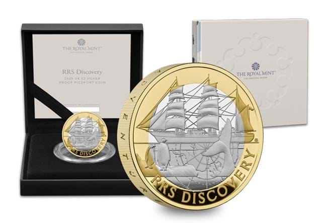 UK 2025 RRS Discovery £2 Coin Range Digital Assets CL 14