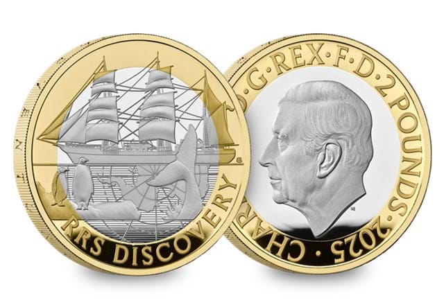 UK 2025 RRS Discovery £2 Coin Range Digital Assets CL 4
