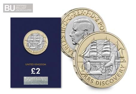 The Royal Mint has released a £5 coin to celebrate 125 years since the creation of RRS Discovery and the centenary of the Discovery Oceanographic Expedition. 