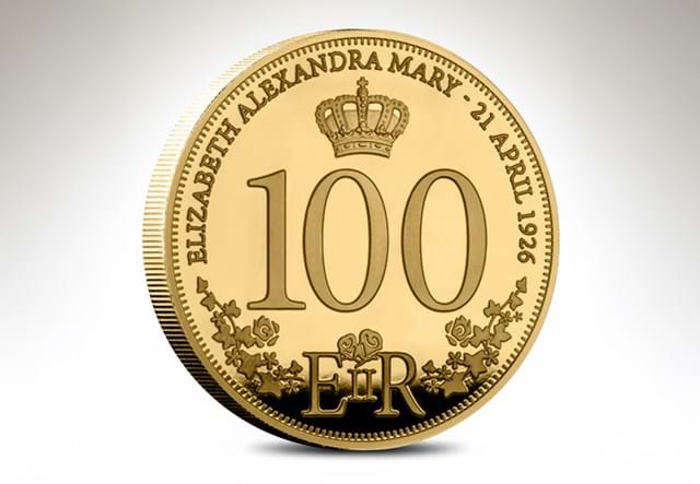QEII Centenary Commemorative OBV On White