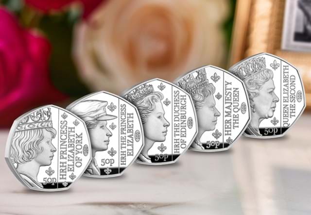 2026 QEII 100 Silver 50P Set Lifestyle 04