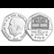Buckingham Palace BU 50P Set The Palace Gates Obv Rev