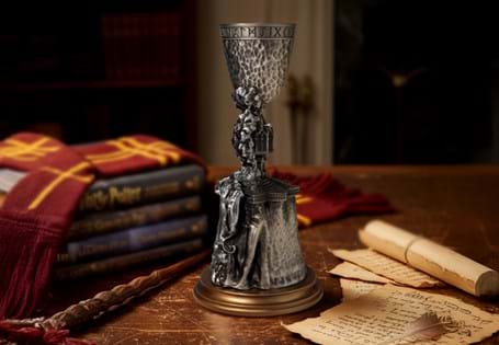 Limited to 3,000 worldwide, you have secured the official Limited Edition Goblet of Fire Replica sculpted in pewter