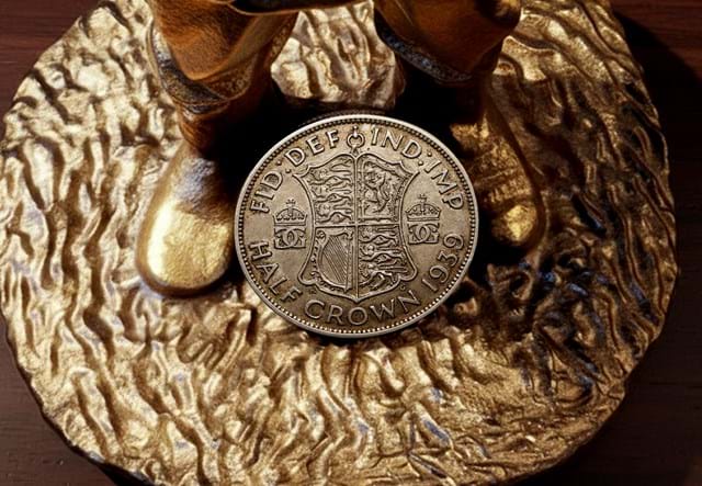 Half Crown Statue Product Image Close Up