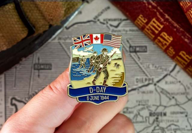 D Day Pin Badge Lifestyle 03