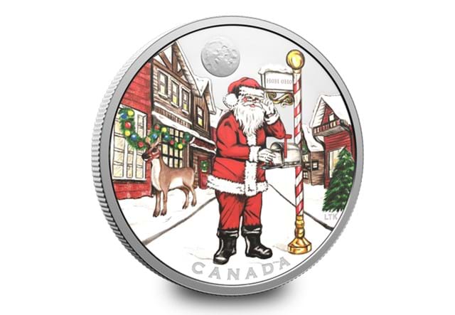 Canada 2025 Dear Santa Black Light Fine Silver Coin CL 2