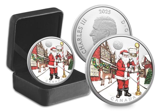 Canada 2025 Dear Santa Black Light Fine Silver Coin CL 5