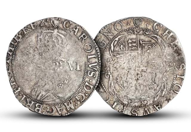 Charles I Sixpence OBVREV