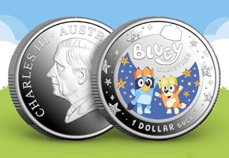 Celebrate an Aussie Christmas with Bluey and Bingo! This 2025 $1 Silver Proof Coin from the Royal Australian Mint comes presented in a bauble, making it a keepsake for fans and collectors alike.