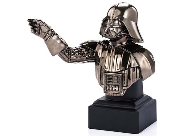 Front 2 Limited Edition Black Darth Vader Bust On White Background