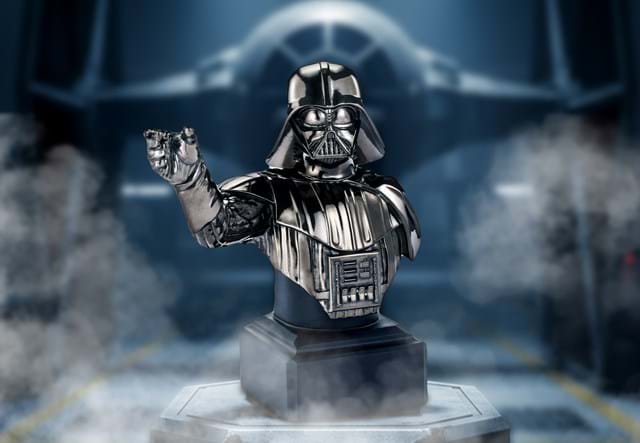 Lifestyle Limited Edition Black Darth Vader Bust In Front Of Space Chip