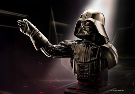 This limited edition Darth Vader sculpture has been made brilliant finish pewter with a tinted clearcoat, on a pedestal of bonded porcelain. This item comes in Star Wars Official Licensee packaging.