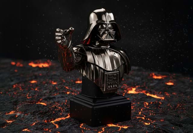 Lifestyle Limited Edition Black Darth Vader Bust On Volcanic Background