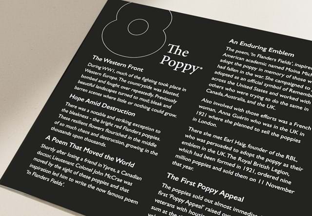 Poppy £1 Pack Page Close Up