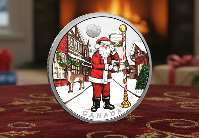 TRANSFORMS UNDER BLACK LIGHT: The Canada 2025 Dear Santa Fine Silver C