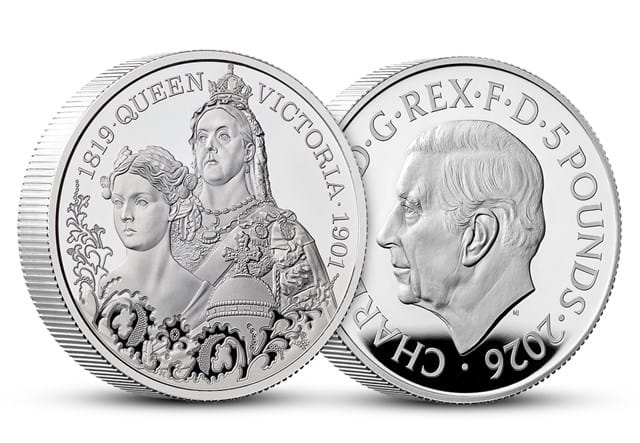 TWC Silver Piedfort UK 2025 Queen Victoria's 125Th OBVREV
