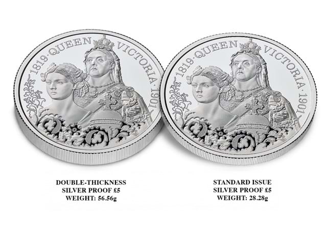 TWC Silver Proof Piedfort Image Comparison UK 2025 Queen Victoria's 125Th Image 1249X864