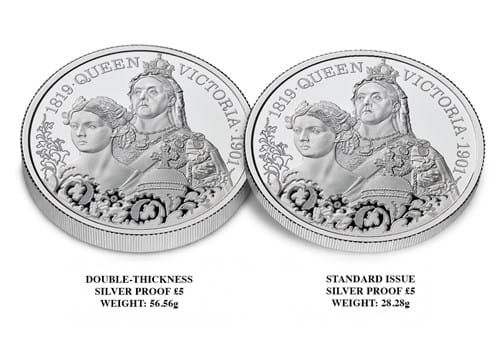 TWC Silver Proof Piedfort Image Comparison UK 2025 Queen Victoria's 125Th Image 1249X864
