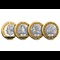 Jane Austen Silver £2 Set ALL REV (With Obv)