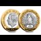 Jane Austen Silver £2 Set Jane Austen OBV REV