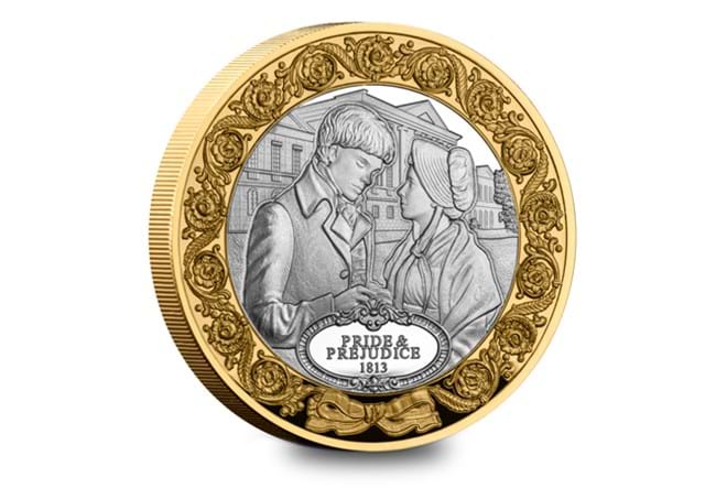 Jane Austen Silver £2 Set Pride & Prejudice REV