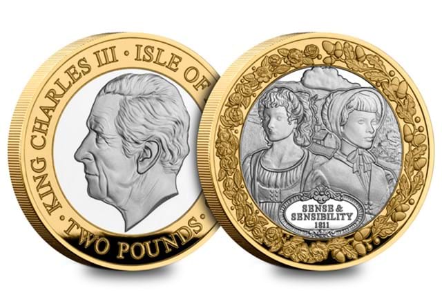Jane Austen Silver £2 Set Sense & Sensibility OBV REV